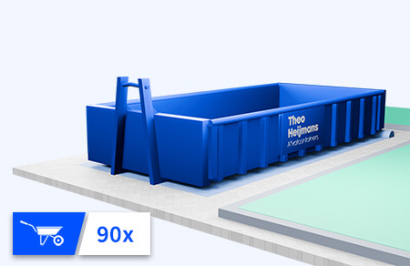 Afvalcontainer 7m³