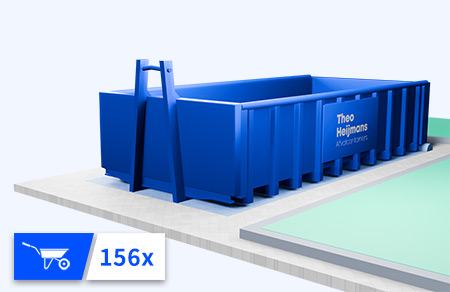 Afvalcontainer 12m³ open